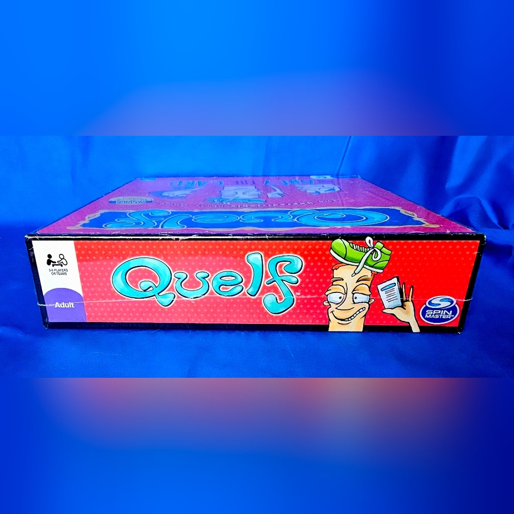 New QUELF The Unpredictable Party Board Game By Spin Master SEALED Complete NIB - Picture 3 of 4